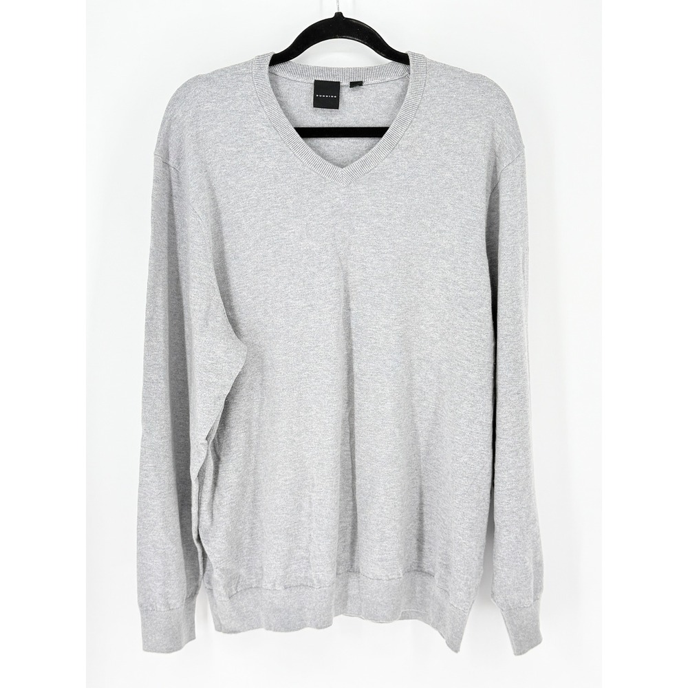 Dunning Mens Golf V-Neck Silk Cashmere Blend Luxury Golf Sweater Size XXL Preppy